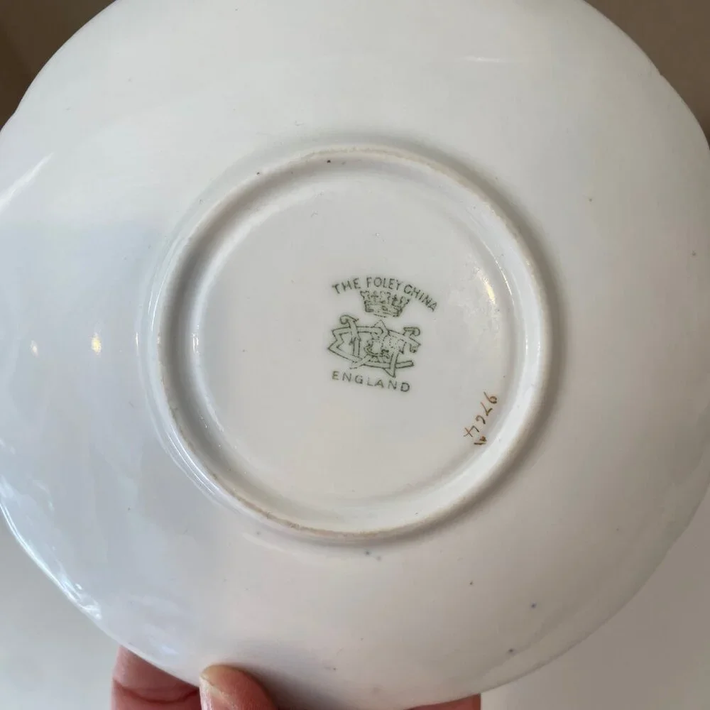 Wileman Foley England Tea Cup & Saucer #9764 Imari‎ Style 3 Set